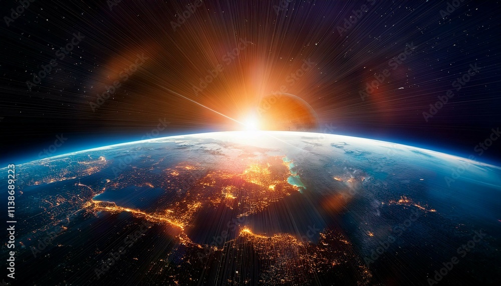 Obraz premium earth in space