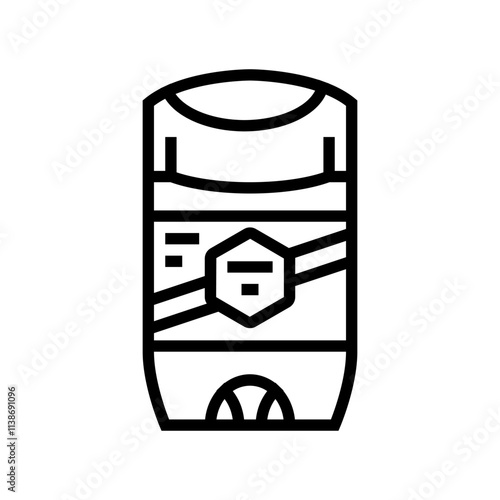 deodorant stick men cosmetic line icon vector. deodorant stick men cosmetic sign. isolated contour symbol black illustration