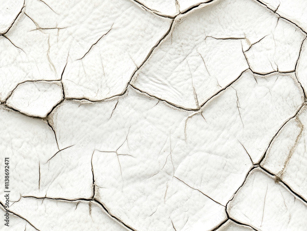 Fototapeta premium Seamless cracked leather texture for design projects