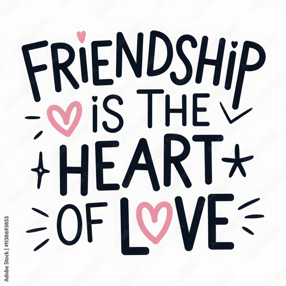 Explore heartfelt quotes about love and friendship with quirky marker lettering Explore heartfelt quotes about love and friendship with quirky marker lettering