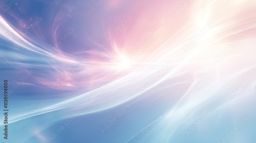 Abstract flowing light with pink and blue hues. Abstract flowing light with pink and blue hues.