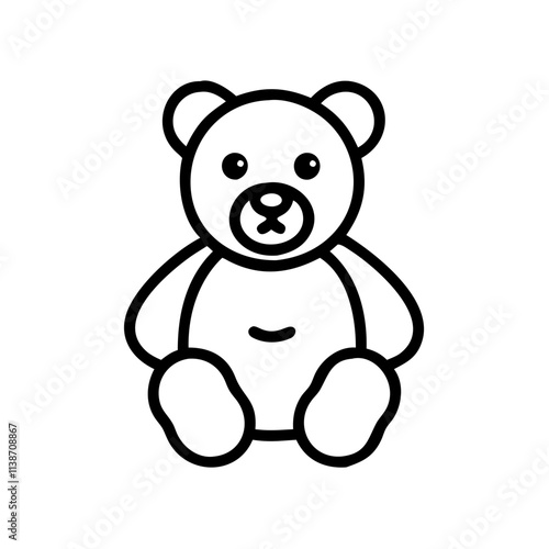 bear plush solid color