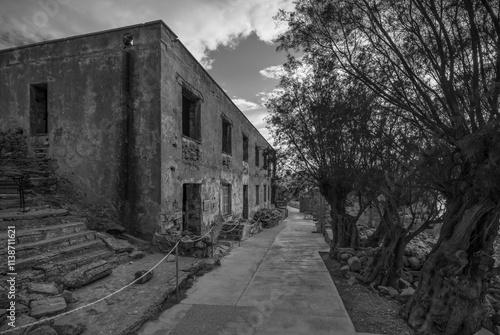 historic buildings on spinalonga island