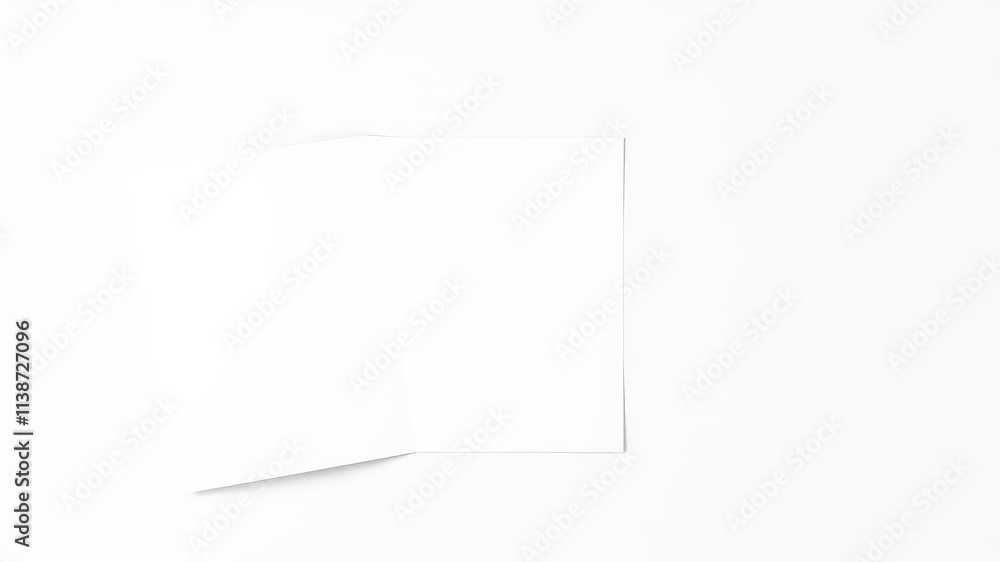 Bifold brochure mockup template for showcasing design concepts, layout, presentation, paper Bifold brochure mockup template for showcasing design concepts, layout, presentation, paper