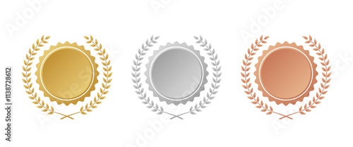 Gold, Silver and Bronze medal award