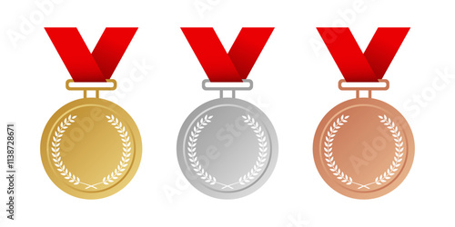 Gold, Silver and Bronze medal award