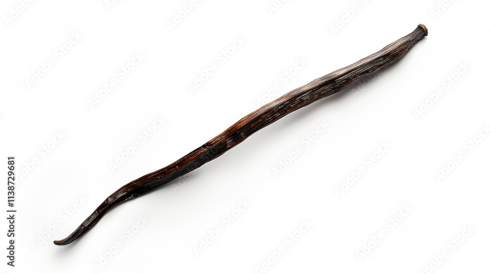 vanilla bean isolated on white background vanilla bean isolated on white background