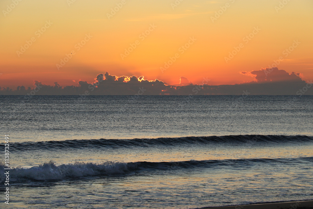 Sunrise on the beach in Arenales del Sol, Alicante Sunrise on the beach in Arenales del Sol, Alicante