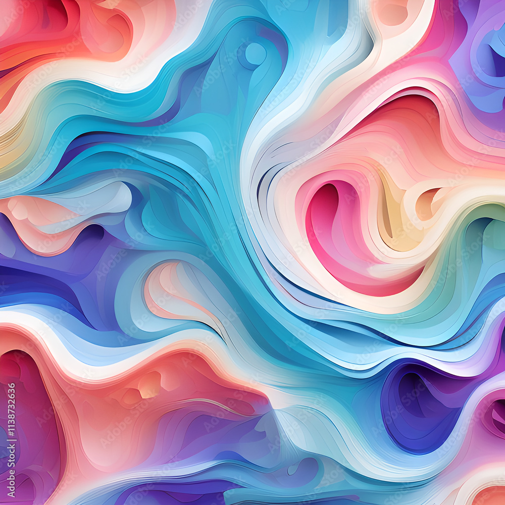 Fototapeta premium Glowing lines neon banner background Illumination lines Neon light background Feeling.Digital particles rainbow colors.light effect cold yellow red Background.generative ai