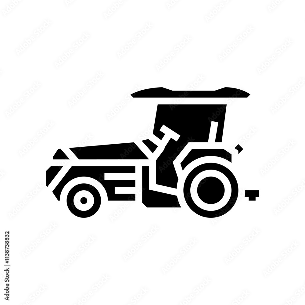 smart tractor agri tech glyph icon vector. smart tractor agri tech sign. isolated symbol illustration smart tractor agri tech glyph icon vector. smart tractor agri tech sign. isolated symbol illustration