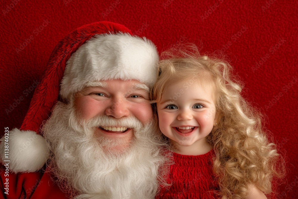 Lively break season, attractive baby girl! copyspace. Isolated white baby girl in santa’s chair on red background. Kid photo with santa. Santa kid portrait. Santa christmas lap photo. Lively break season, attractive baby girl! copyspace. Isolated white baby girl in santa’s chair on red background. Kid photo with santa. Santa kid portrait. Santa christmas lap photo.