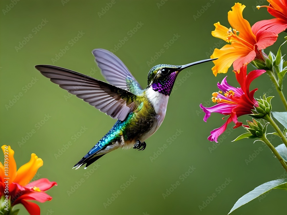 Fototapeta premium hummingbird in flight