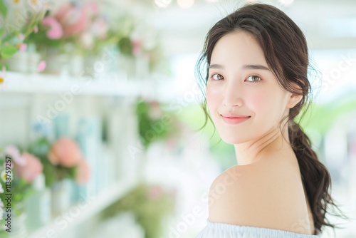 Smiling woman with flowers, outdoor portrait, natural beauty concept, soft lighting, vibrant and cheerful expression, floral background, glowing skin, relaxed and serene vibe
Free Download Smiling woman with flowers, outdoor portrait, natural beauty concept, soft lighting, vibrant and cheerful expression, floral background, glowing skin, relaxed and serene vibe
- GFXLoad
