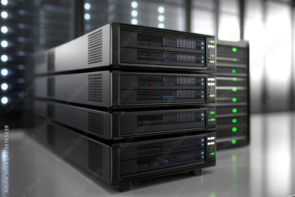 Three-Dimensional Representation of a Dark Web Server in an Industrial Atmosphere Three-Dimensional Representation of a Dark Web Server in an Industrial Atmosphere