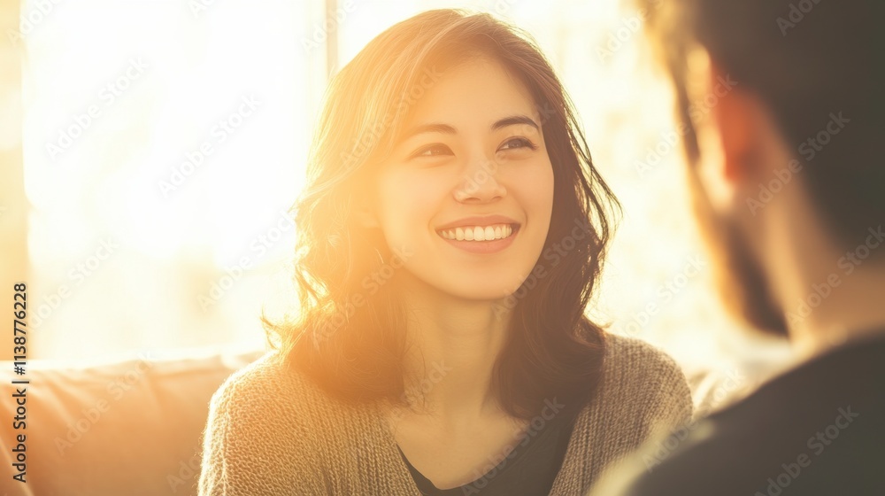 Smiling Patient at the End of a Therapy Session Smiling Patient at the End of a Therapy Session