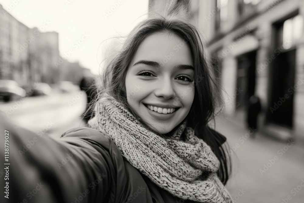 City street selfie City street selfie