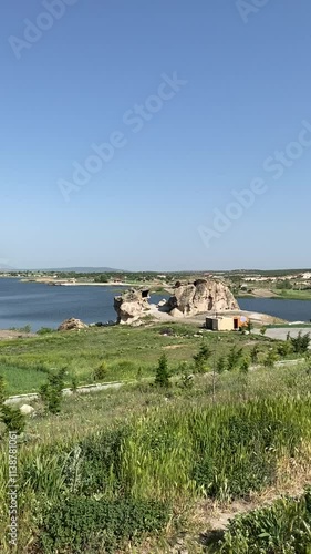 A view from the Phrygian Valley in Afyonkarahisar, Turkey