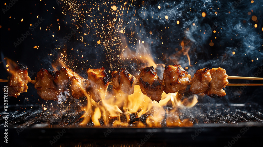 © bephoto - 高級焼き肉レストランの豪華ビュッフェとエレガントな内装 © bephoto - 高級焼き肉レストランの豪華ビュッフェとエレガントな内装
