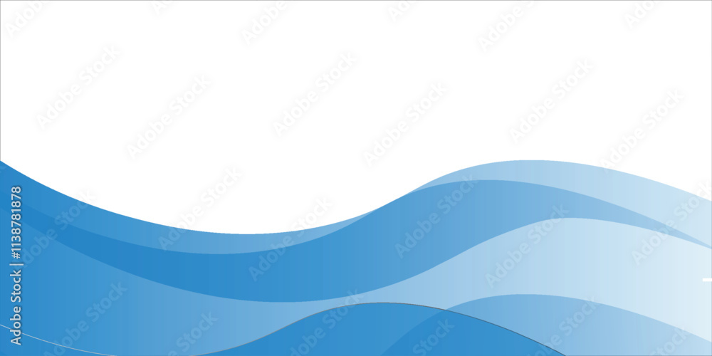 Abstract blue background. wave modern Abstract blue background. wave modern