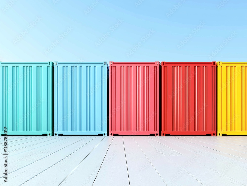 Fototapeta premium Container orchestration enables streamlined application deployment and dynamic resource scaling for optimal performance.