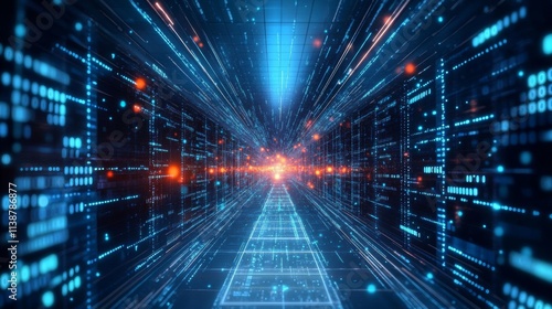 Wallpaper Mural An analyst uses a computer and dashboard for data business analysis and Data Management System with KPI and metrics connected to the database for technology finance, operations, sales, marketing  Torontodigital.ca