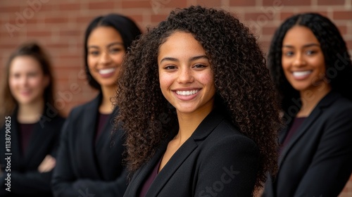 Empowering women in business professional portraits of diverse female leaders office setting group dynamics positive atmosphere