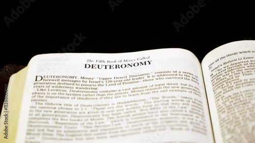 Holy Bible Deuteronomy