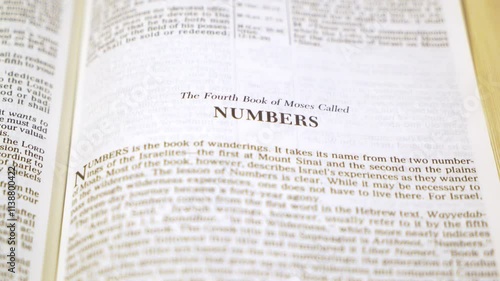 Holy Bible Numbers