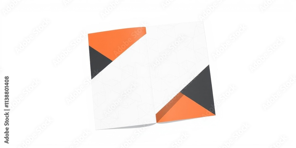 An open brochure mockup displaying multiple pages, showcasing a variety of designs and layouts, design, mockup An open brochure mockup displaying multiple pages, showcasing a variety of designs and layouts, design, mockup