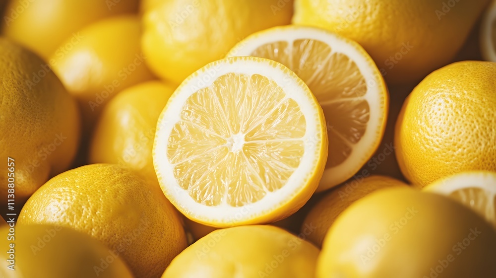 Overlaid color areas in fresh lemon yellow Overlaid color areas in fresh lemon yellow