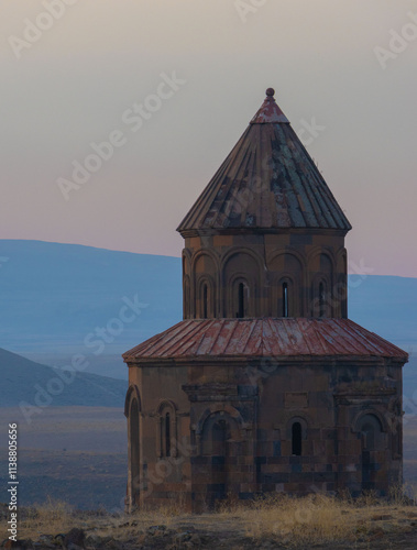 Ani ancient city on  kars-armenian border in turkey