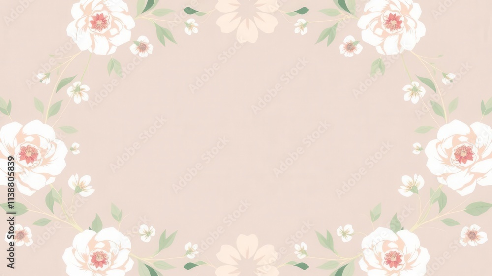 Elegant and modern vector invitation frame design with floral elements and geometric patterns, geometric, floral, template Elegant and modern vector invitation frame design with floral elements and geometric patterns, geometric, floral, template