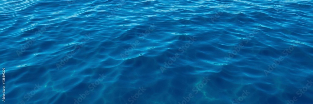 Rippling waves of deep blue sea creating a mesmerizing texture, aqua, water Rippling waves of deep blue sea creating a mesmerizing texture, aqua, water