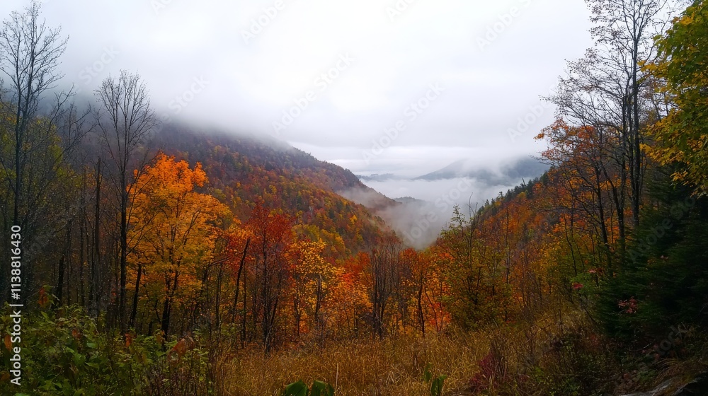 Moody Nature / autumn, scarry and foggy mountains Moody Nature / autumn, scarry and foggy mountains