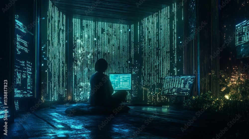 Coding in a Dark Room, Screens, Code, AI Development, Responsibility Coding in a Dark Room, Screens, Code, AI Development, Responsibility