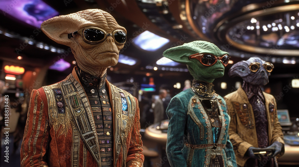 Alien Ambassadors in Galactic Mall: Intergalactic Diplomacy Alien Ambassadors in Galactic Mall: Intergalactic Diplomacy
