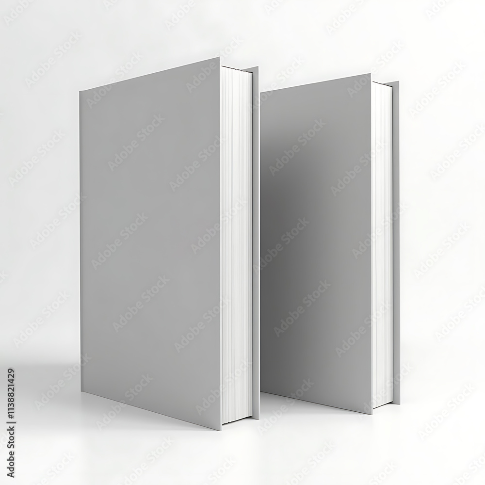 Naklejka premium book mockup for showcasing cover design and editorial projects