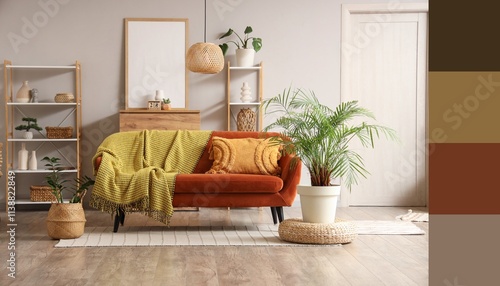 Interior of living room wit...