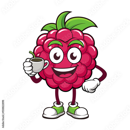 Raspberry Mascot Logo Vector: Coffee Cup, Angry, Gaming, Paint, Boxing, and More, Unique raspberry mascot logos in vector and clipart designs for versatile creative projects