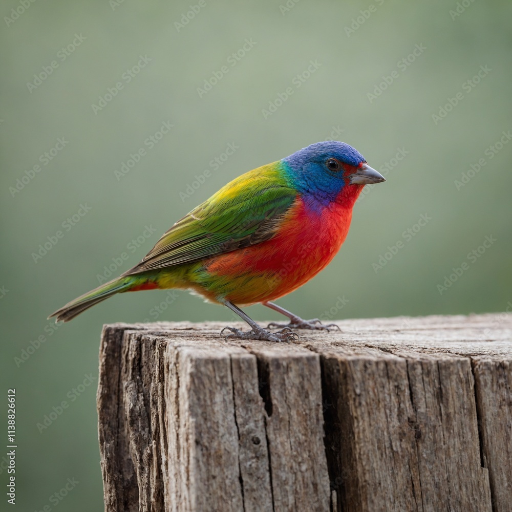 Obraz premium Painted Bunting