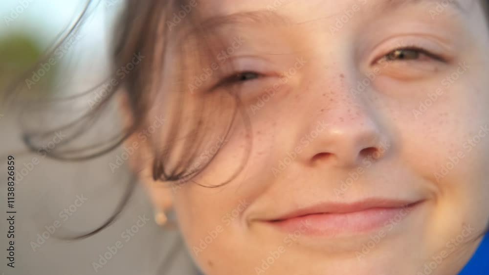 Portrait of a girl with freckles. Collage features a joyful young girl with freckles, smiling and playing with her hair. Capturing moments of carefree childhood, the images radiate happiness and Portrait of a girl with freckles. Collage features a joyful young girl with freckles, smiling and playing with her hair. Capturing moments of carefree childhood, the images radiate happiness and