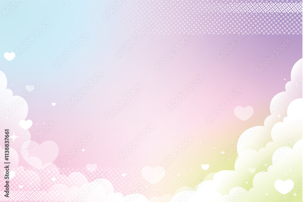 Heart Colorful. pop art, valentines, dream illustration rainbow fantasy, background Heart Colorful. pop art, valentines, dream illustration rainbow fantasy, background