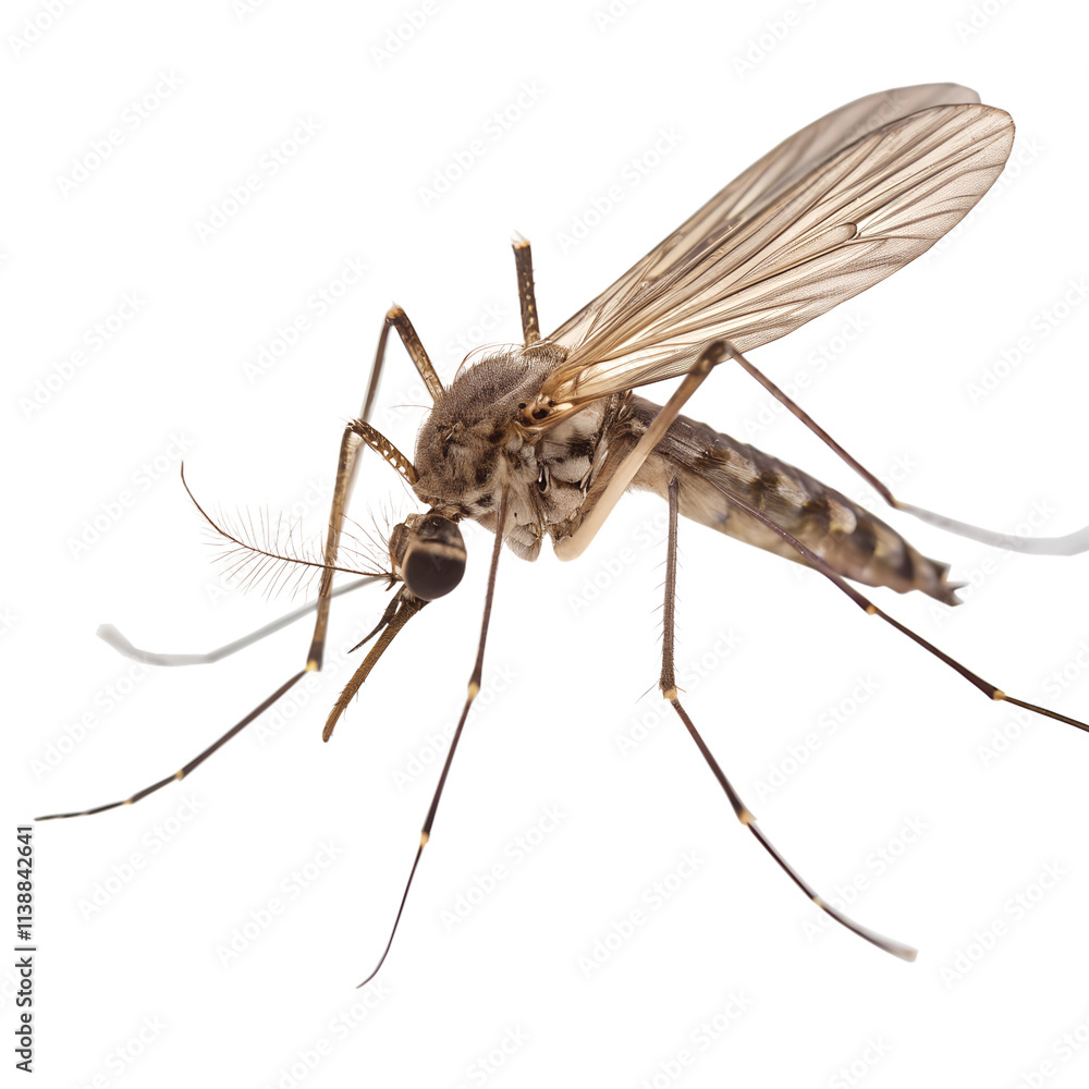 Mosquito insect isolated on the transparent background Mosquito insect isolated on the transparent background