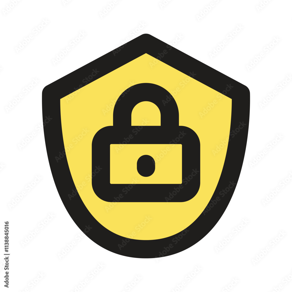 A stylized golden shield graphic with a padlock at its center symbolizes security and protection. A stylized golden shield graphic with a padlock at its center symbolizes security and protection.