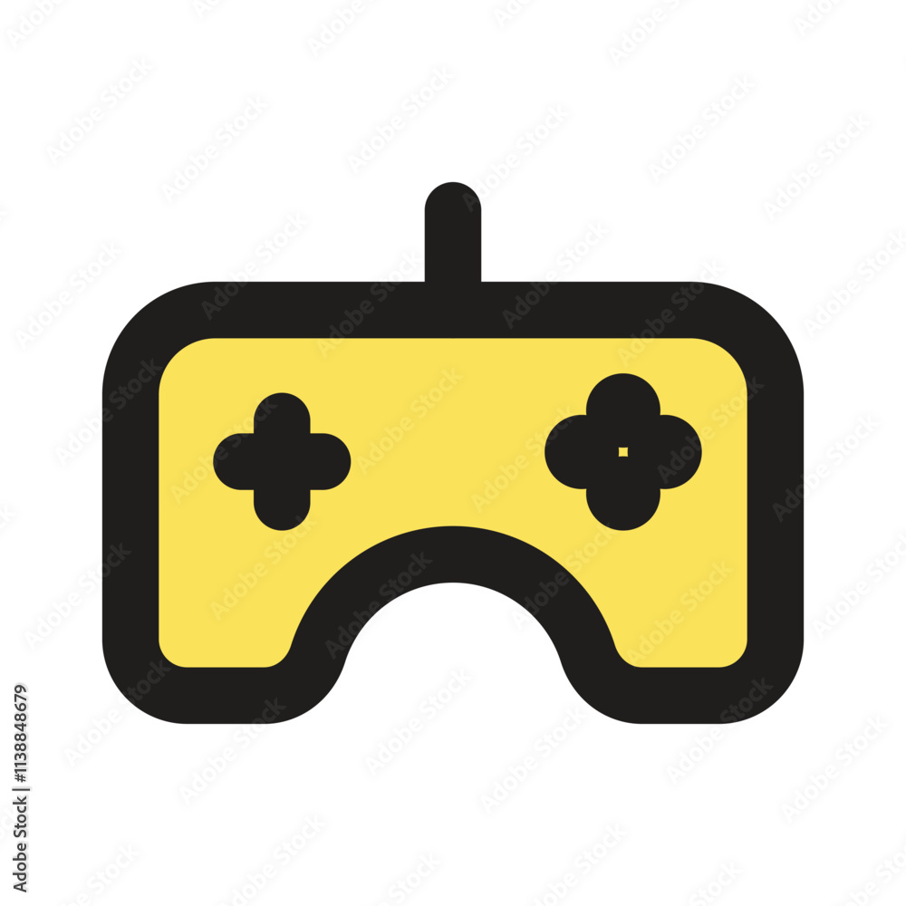 A minimalist pixel art representation of a classic video game controller. A minimalist pixel art representation of a classic video game controller.