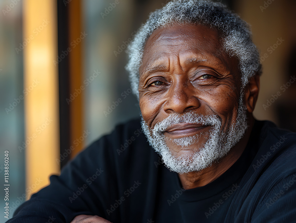 A Portrait of Wisdom and Grace Embodied in an Elderly Gentleman A Portrait of Wisdom and Grace Embodied in an Elderly Gentleman