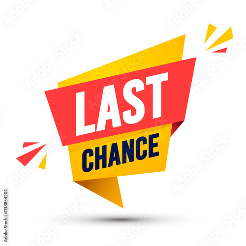 Dynamic Speech Bubble With Text Last Chance