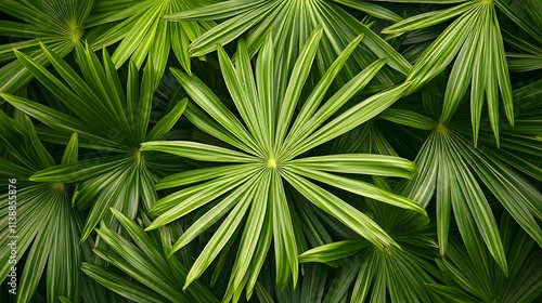 Green background of tropical leaves covered the screen in freshness, plants and flowers freshness