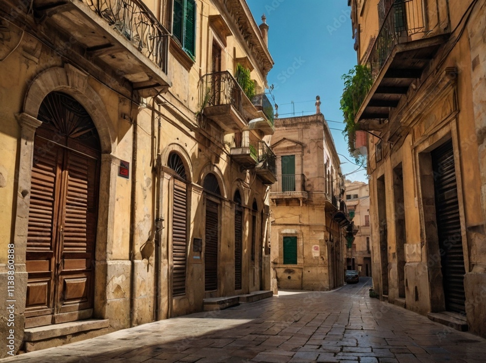 Fototapeta premium street in the old town of jerusalem