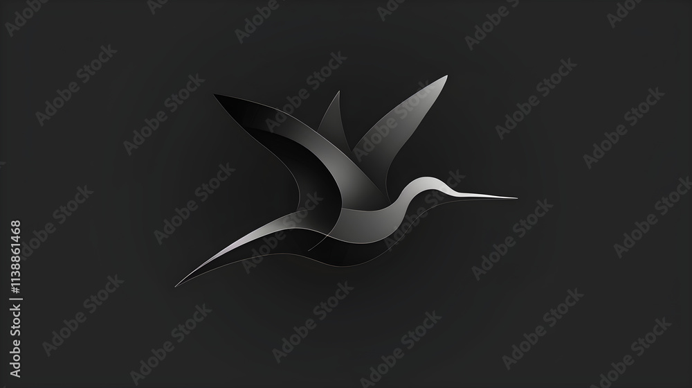 Modern Minimalist Bird Icon Symbolizing Agility and Innovation for Versatile Branding Modern Minimalist Bird Icon Symbolizing Agility and Innovation for Versatile Branding